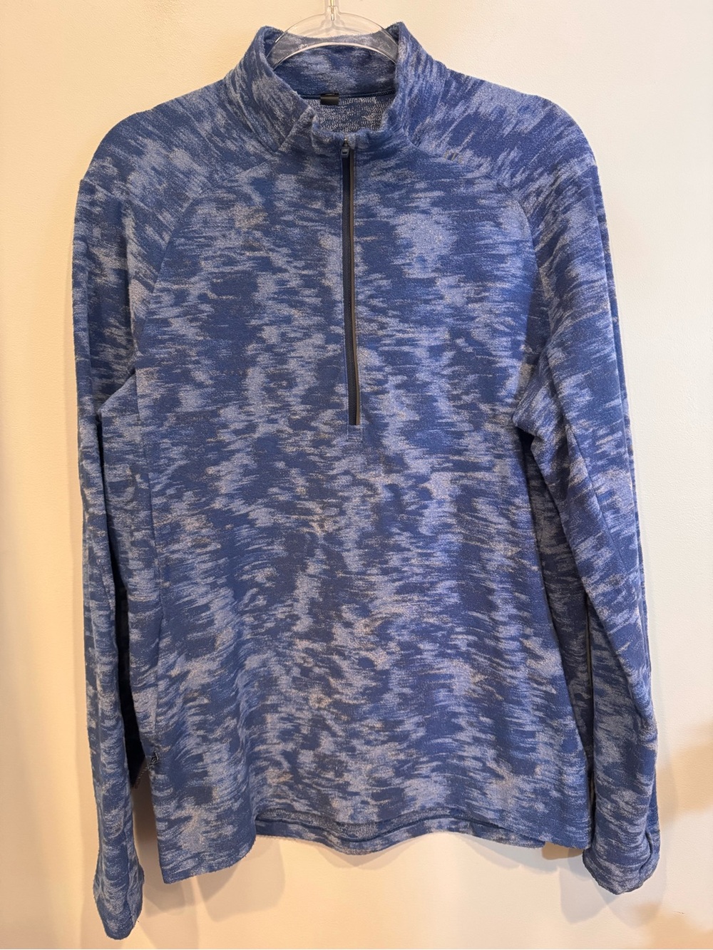 Lululemon Surge Warm 1/2 Zip Blue Size L